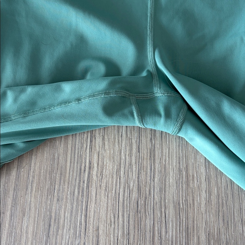 Athleta Ultimate Stash Pocket Capri Leggings Teal Size M - Picture 6 of 9